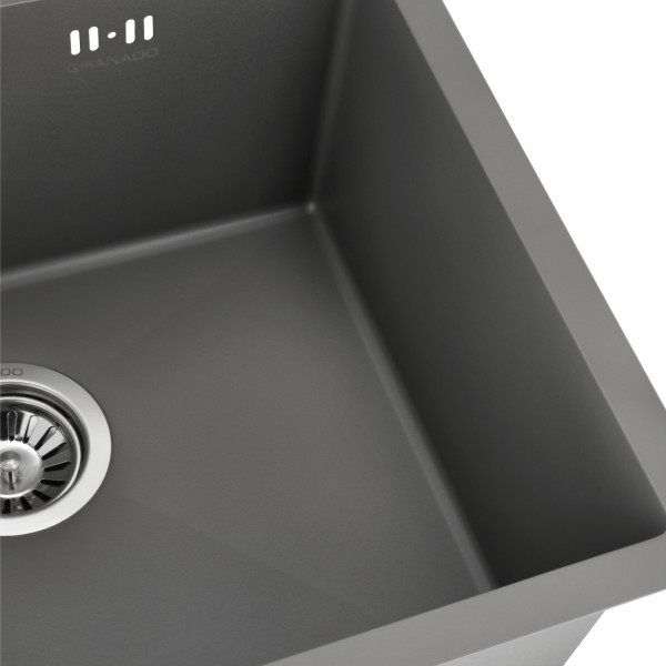 Фото - Мийка кухонна GRANADO Under top max STEEL S201 grey Textures