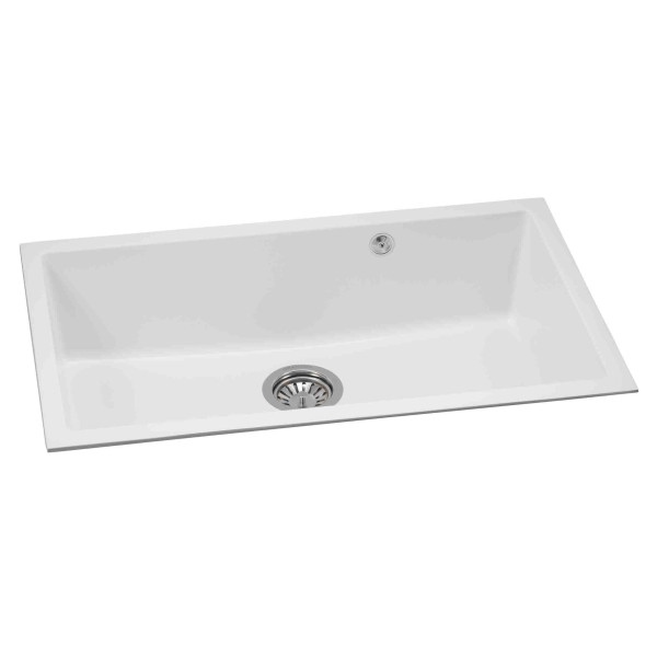 Фото - Мийка кухонна GRANADO Under top XL White