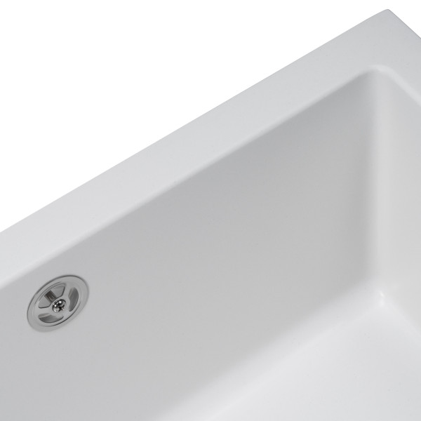 Фото - Мийка кухонна GRANADO Under top XL White