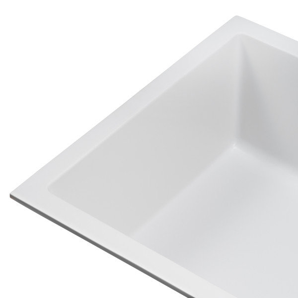 Фото - Мийка кухонна GRANADO Under top XL White