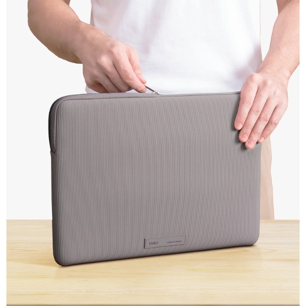 Фото - Чехол для ноутбука Uniq Cyprus Ridge Edition Sleeve 13" do Macbook Neo gray UNIQ-CYPRENEOAIR13-PWTGRY (8886463698280)