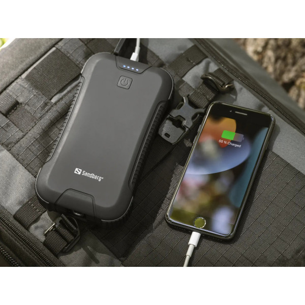 Фото - Батарея мобільна Sandberg PD 30000 mAh 45W 20В/2 А ліхтарик (420-48)