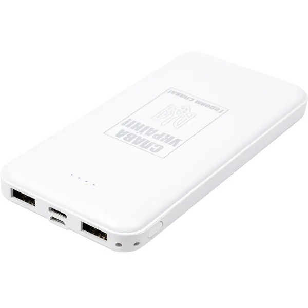Фото - Батарея мобильная PowerPlant TPB21 10000mAh White (PB930296)
