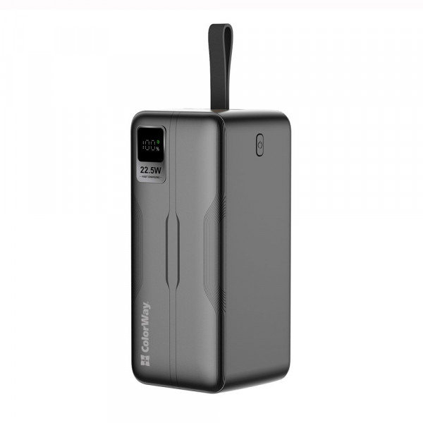 Фото - Батарея мобільна Colorway Digital Display 50000mAh Black (CW-PB500LPC5BK-PDD)