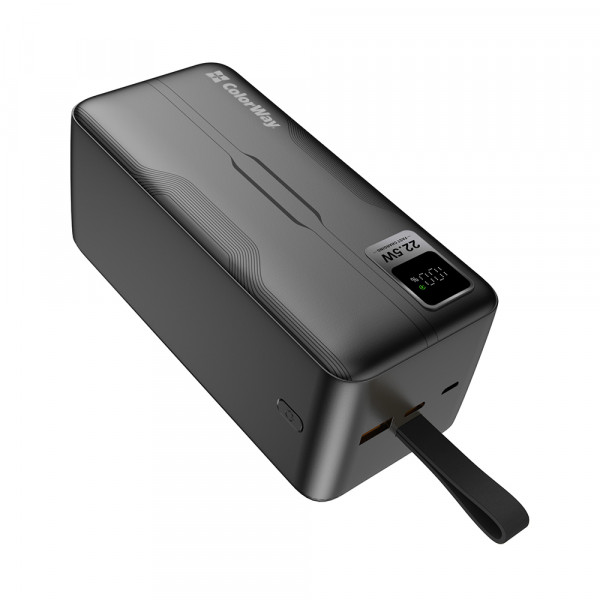Фото - Батарея мобільна Colorway Digital Display 50000mAh Black (CW-PB500LPC5BK-PDD)
