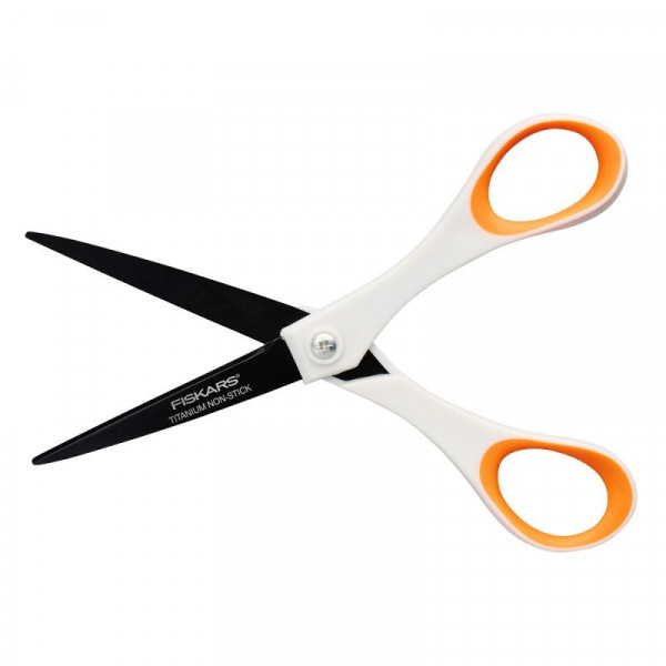 Фото - Ножиці кухонні Fiskars Titanium 18 см (1004720)