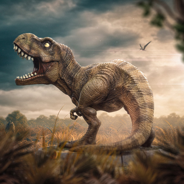 Фото - Колекційна фігурка Iron Studios JURASSIC PARK T-Rex Regular 14,8 см (UNIVJP97923-MC)
