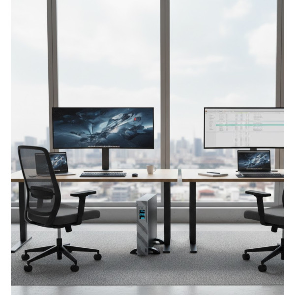 Фото - Источник бесперебойного питания Powercom SRТ-1000XL LCD