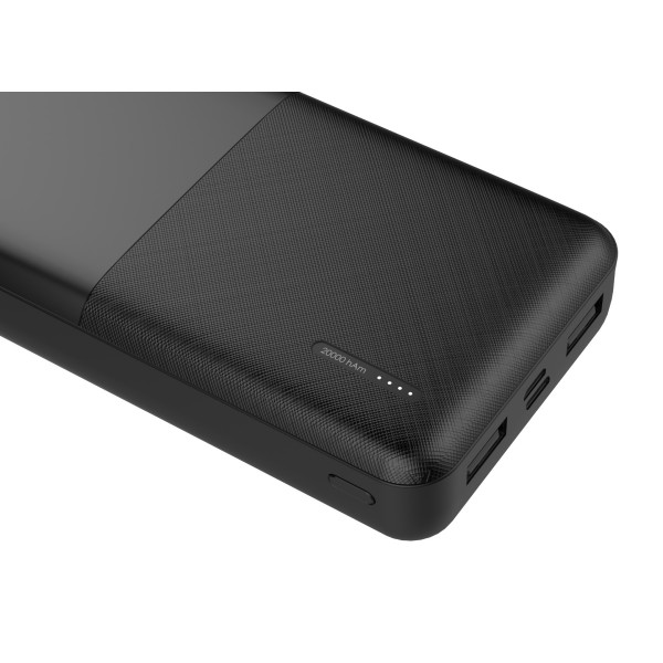 Фото - Батарея мобільна MakeFuture Power Bank 20000 mAh Black (MPB-203BK)