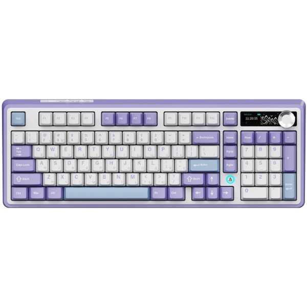 Фото - Клавіатура бездротова ігрова Ajazz AK980 Clear Sky Switch (AK980-CS-PWB) Фото - Клавіатура бездротова ігрова Ajazz AK980 Clear Sky Switch (AK980-CS-PWB)