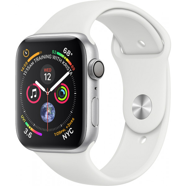 Фото - Смарт-часы Apple Watch Series 4 GPS 40mm Silver Aluminium Case with White Sport Band (MU642UA/A)