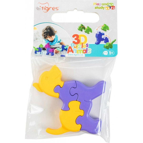 Фото - Пазли (до 2 років) Tigres Тварини 1 шт. (39385)