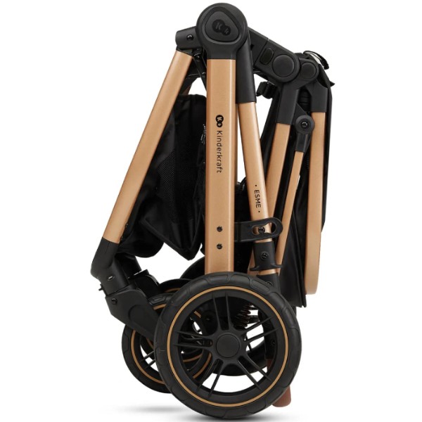 Фото - Коляска универсальная 3 в 1 Kinderkraft Esme Pure Black (KSESME00BLK3000)