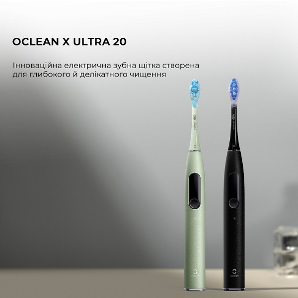 Фото - Зубна щітка електрична Oclean X Ultra 20 Electric Toothbrush Black (6970810557121)