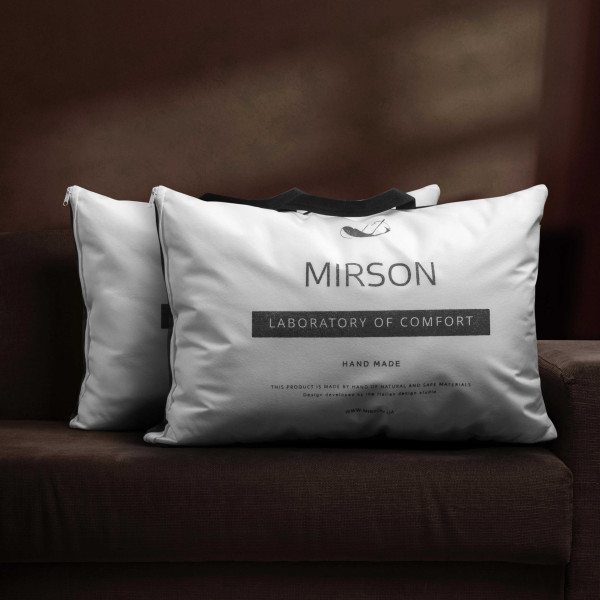Фото - Подушка стандартная MirSon №1001 Silver Cloud memory effekt средняя 50х70 (2200010361902)