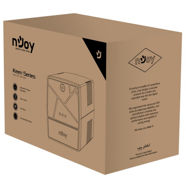 Фото - Джерело безперебійного живлення Njoy Keen 1000