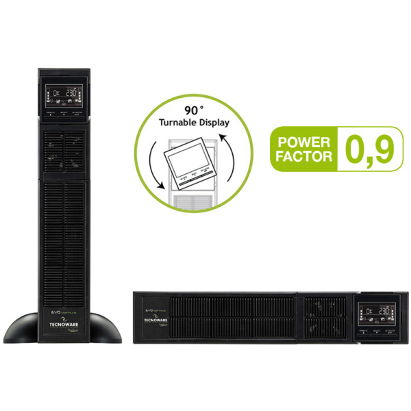 Фото - Джерело безперебійного живлення Tecnoware EVO DSP PLUS 2400VA RACK /TOWER IEC (FGCEDP2402RTIEC)