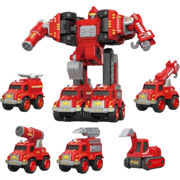 Фото - Робот-трансформер Urmywo Пожарный (0783-370)