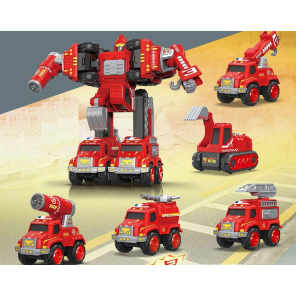 Фото - Робот-трансформер Urmywo Пожарный (0783-370)