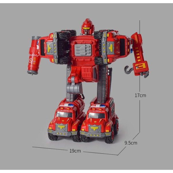 Фото - Робот-трансформер Urmywo Пожарный (0783-370)