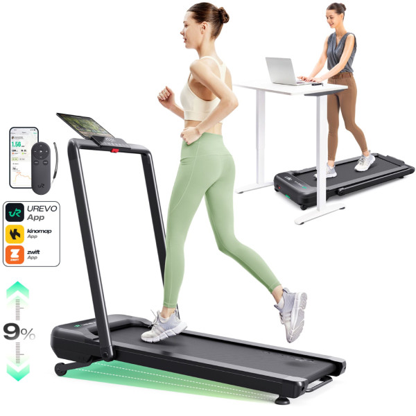 Фото - Беговая дорожка UREVO Strol 2S Pro black URTM036