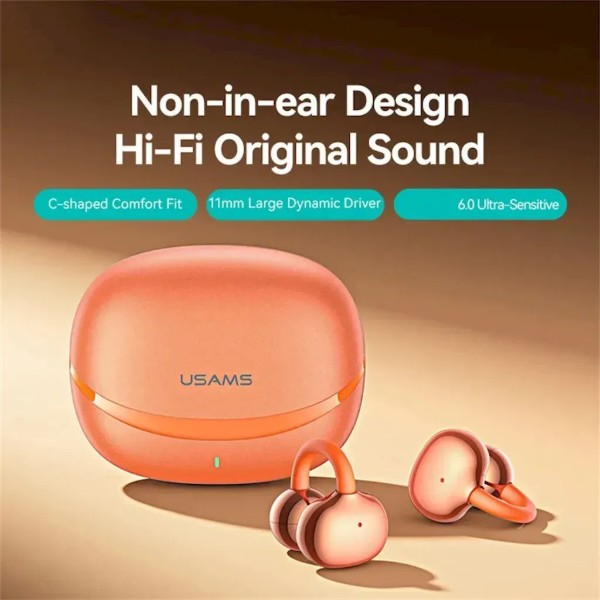 Фото - Навушники вкладиші бездротові TWS Usams Echo R03 Bluetooth 6.0 Blue (BHR0301)