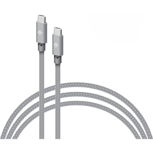 Фото - Кабель USB Type-C - USB Type-B Intaleo 60W Type-C to Type-C 2м Gray (CBGNYTT2)