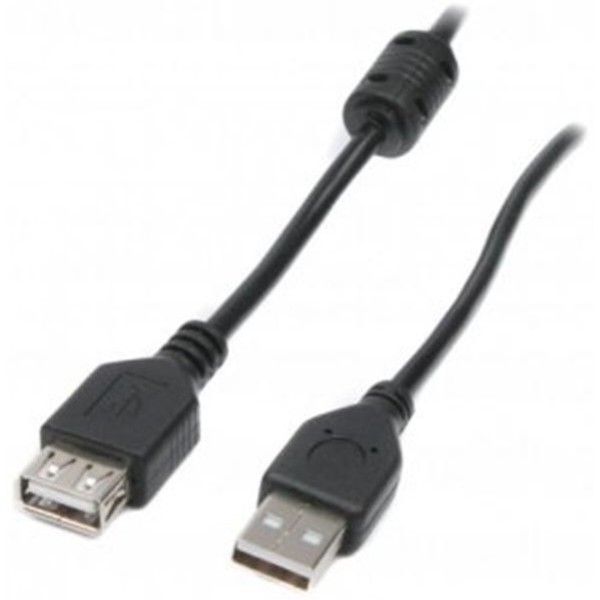 Фото - Кабель USB type A - USB type A Maxxter USB 2.0 AM - USB 2.0 AF 3m Ferrite (UF-AMAF-10)