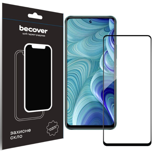 Фото - Захисне скло для смартфону BeCover Tecno Spark 20C (BG7n) Black (710627)