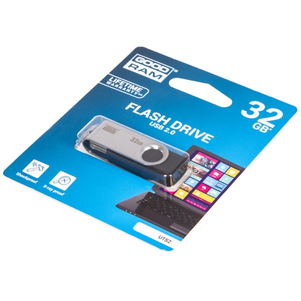 Фото - Флеш USB Goodram UTS2 Twister 32GB USB 2.0 Black (UTS2-0320K0R11)