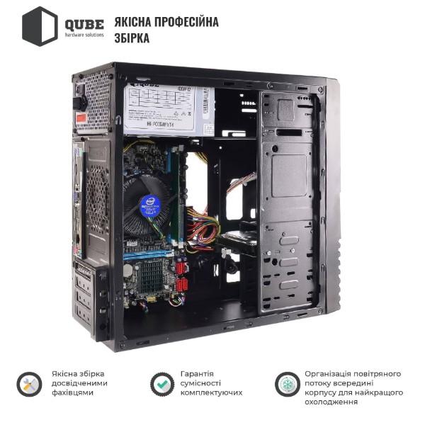 Фото - Системный блок QUBE QB i3 14100 B5 84 (i314100B584)