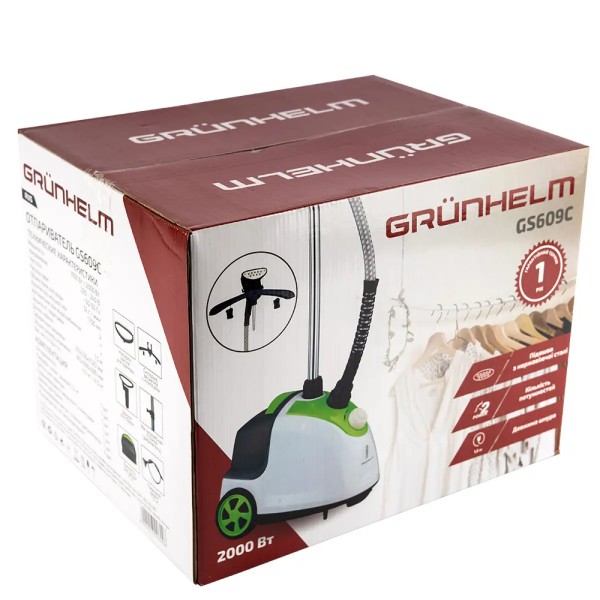 Фото - Вертикальный отпариватель стационарный Grunhelm GS609C