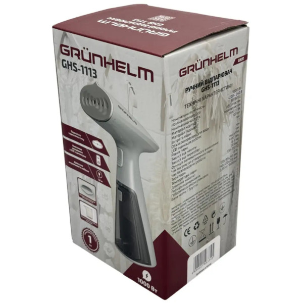 Фото - Вертикальний відпарювач ручний Grunhelm GHS-1113