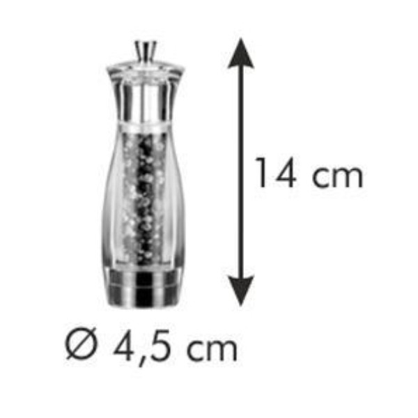 Фото - Мельница для специй tescoma 658200 Virgo 14 см