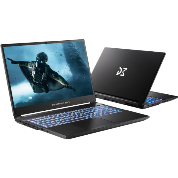 Фото - Ноутбук ігровий Dream Machines RG5050-15 (RG5050-15UA29) Black