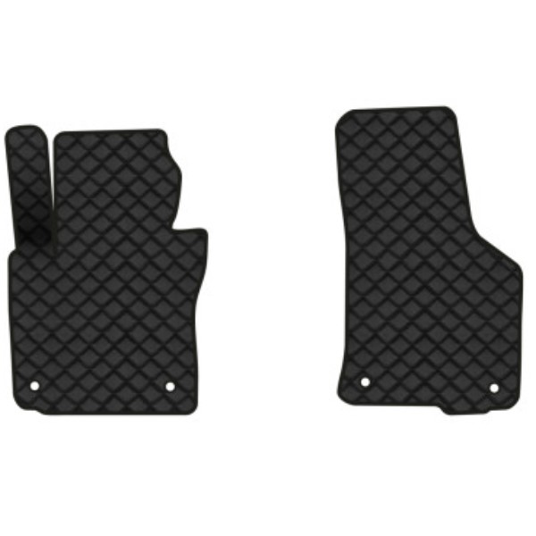 Фото - Коврики из экокожи в салон авто передние EVAtech для Octavia A5 (AT, 8 clips) Skoda 2004-2013 2 поколение Liftback EU (SK12152AV2AV4BBB)