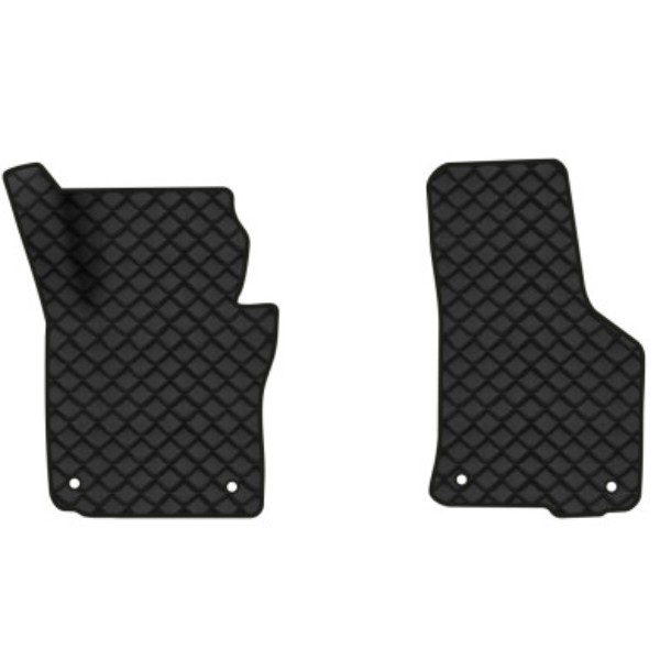 Фото - Коврики из экокожи в салон авто передние EVAtech для Octavia A5 (AT, 4 clips) Skoda 2004-2013 2 поколение Combi EU (SK12155AE2AV4BBB)