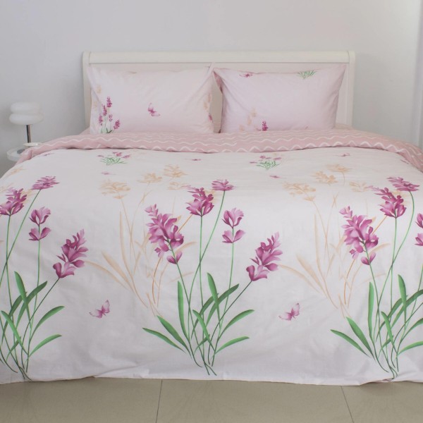 Фото - Комплект постельного белья ТЕП Happy Sleep семейный Flower Wave +нав. 50x70 см (2-03797_35205)