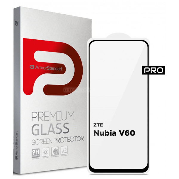 Фото - Захисне скло для смартфону Armorstandart Pro for ZTE Nubia V60 Black (ARM78907)