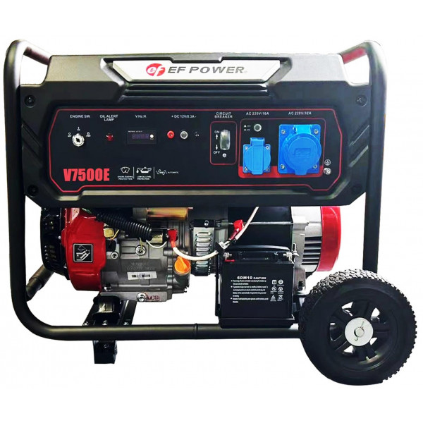 Фото - Генератор бензиновий EF POWER V7500Е (un603) Фото - Генератор бензиновий EF POWER V7500Е (un603)