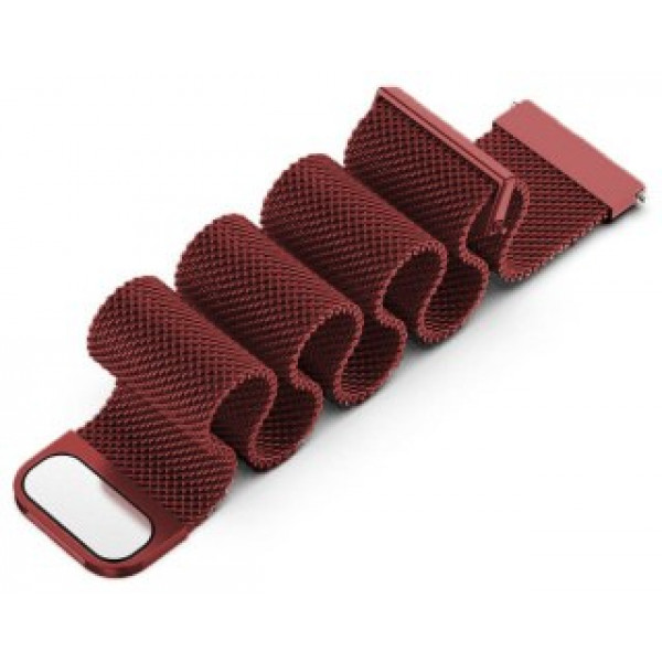 Фото - Ремінець для смарт-годинника BeCover Milanese Style for Nokia (20mm)/Withings Steel/Steel HR Red Wine (707709)