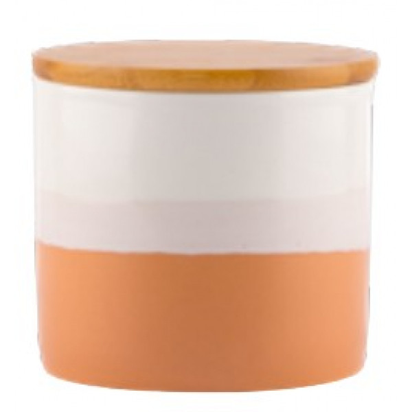 Фото - Ємність для сипучих Vittora оранж 10 см (VТ-8403)