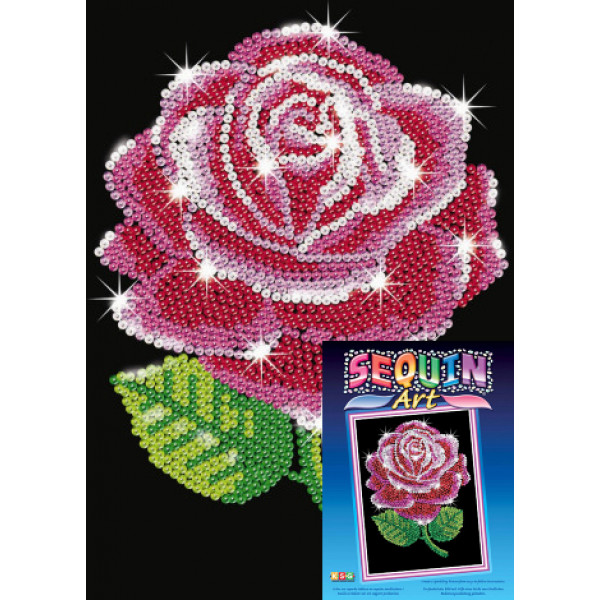 Фото - Набір для творчості з паєток Sequin Art Червона Роза Blue (SA1001)