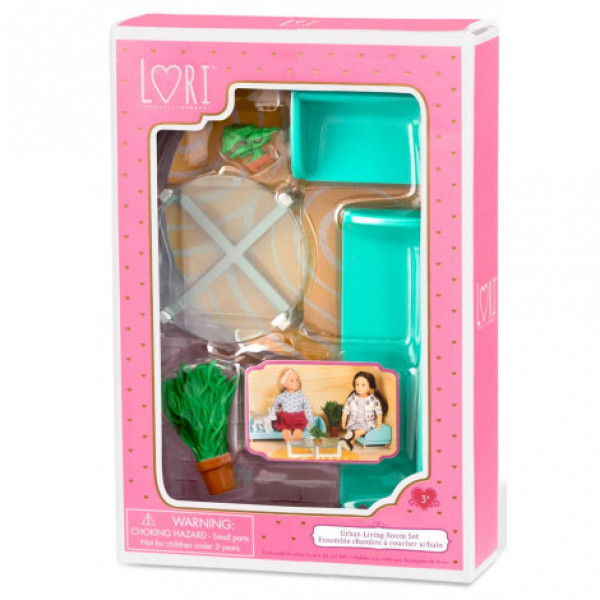 Фото - Меблі і будиночки для ляльки Lori для вітальні (LO37031Z)