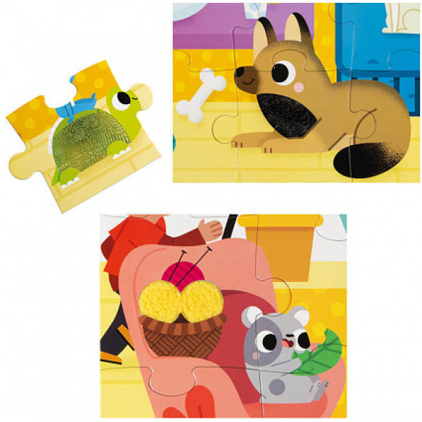 Фото - Пазли (3-4 роки) Janod Домашні тварини 20 ел. (J02686)