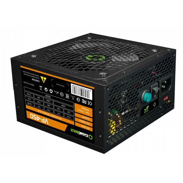 Фото - Блок живлення для ПК Gamemax ATX 450W 12 см 80+ (VP-450)