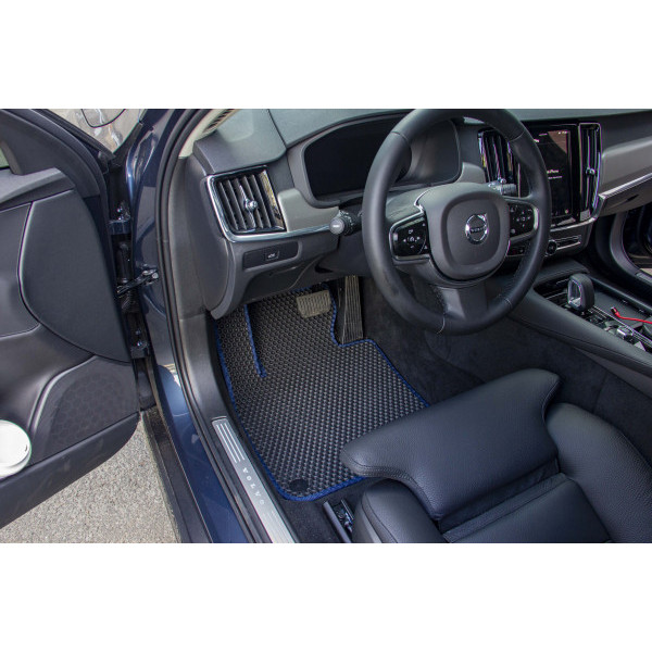 Фото - Килимки ворсові в салон авто EVAtech Premium для Volvo V90 Cross Country Hybrid 2016 2 покоління Combi EU чорний кант (VV43541C5AV8VPB)