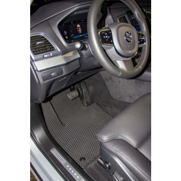 Фото - Килимки ворсові в салон авто EVAtech Premium для Volvo XC90 5 seats Restyling 2020 2 покоління SUV EU чорний кант (VV33703CVK5VL8VPB)