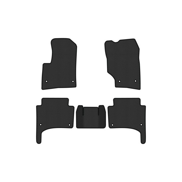 Фото - Коврики из экокожи в салон авто EVAtech ECO для Touareg (7L) Restyling Volkswagen 2006-2010 1 поколение SUV EU (VW11897CB5AV8BBB)