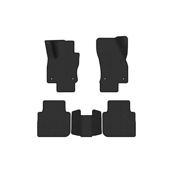 Фото - Килимки з екошкіри в салон авто EVAtech ECO для Tiguan Allspace 5 seats Volkswagen 2016-2020 1 покоління SUV USA (VW13965CC5AV4BBB)